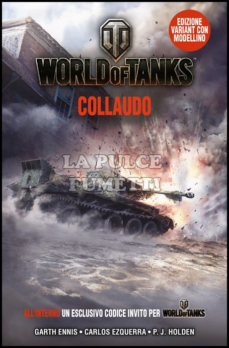 100% PANINI COMICS - WORLD OF TANKS #     1: ROLL OUT - VARIANT + MODELLINO TIGER